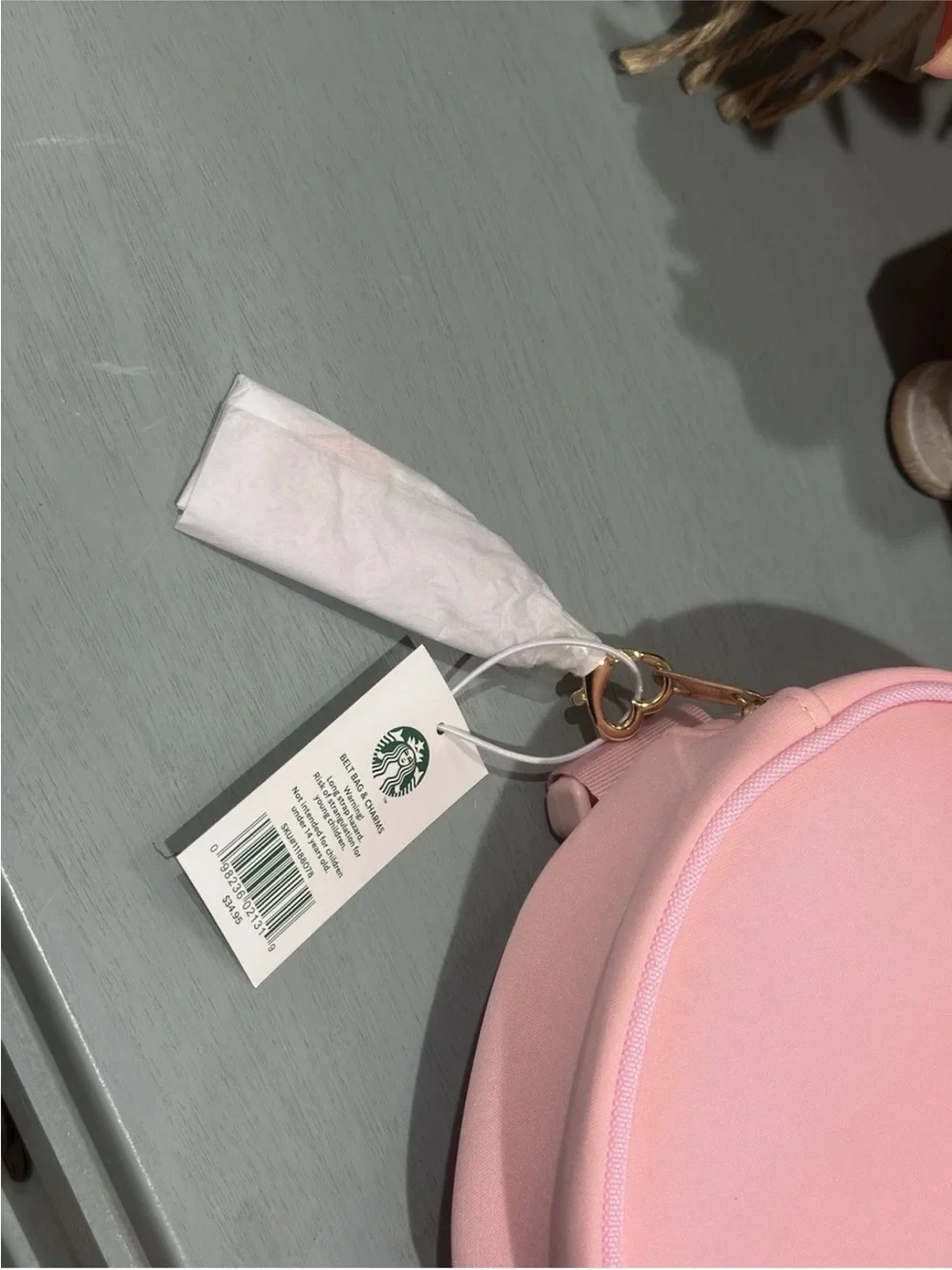 Starbucks Pink Drink Belt Bag Charms 2026 Limited Edition NWT Round Crossbody